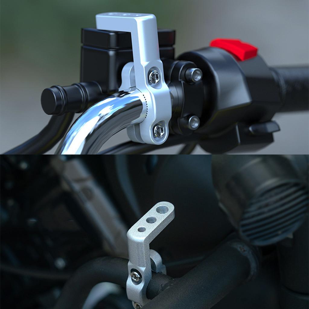 Многофункциональное крепление на руль мотоцикла. Универсальный удлинитель для руля мотоцикла. Комплект для освещения и навигации.