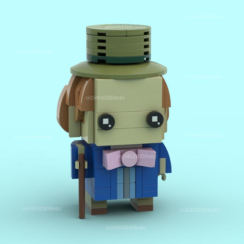 MOC Аниме Фигурка Действия Осел Мышь Кошка Монстр Халти Бассис Капитан Строительные Блоки Модель Животное Кирпичная Игрушка Подарки