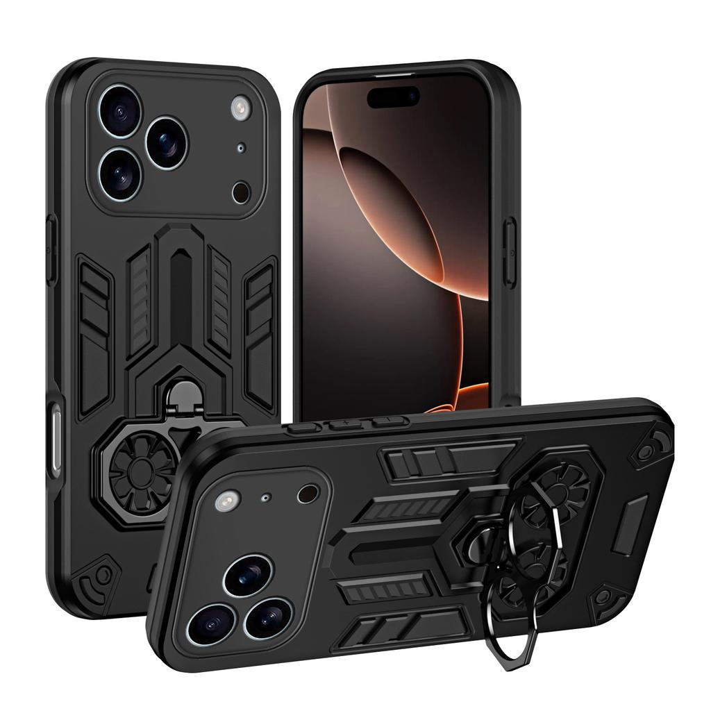Роскошный Чехол-подставка Броня Противоударный для iPhone 17 ProMax 16 15 Plus iPhone17 Pro Max Защита камеры Бампер