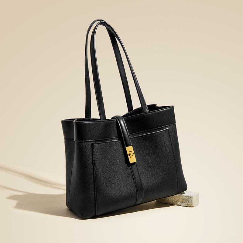 Tote Bag Women'S High-End Shoulder Bag Design Sense Versatile Women'S Bag Large-Capacity Commuter Canvas Bag