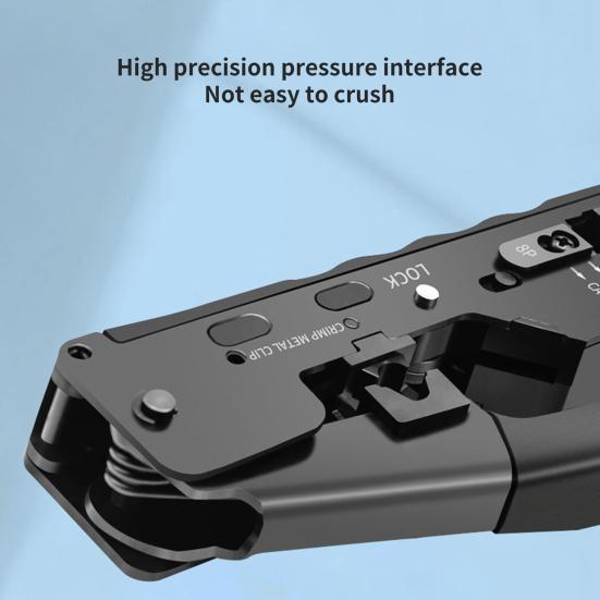 Network Pliers High Hardness Pressure Interface Internet Wire Crimper Cable Stripping Pliers Home Supply