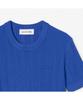 LACOSTE Women'S Pleated Rib Knit Short Sleeve Sweater Af7961-55N C4X