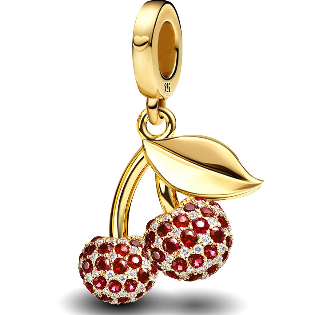 Медно-оранжевый арбуз фруктовая серия шармы бусины подходят для изготовления браслетов и ожерелий своими руками подарок высококачественной ювелирной бижутерии