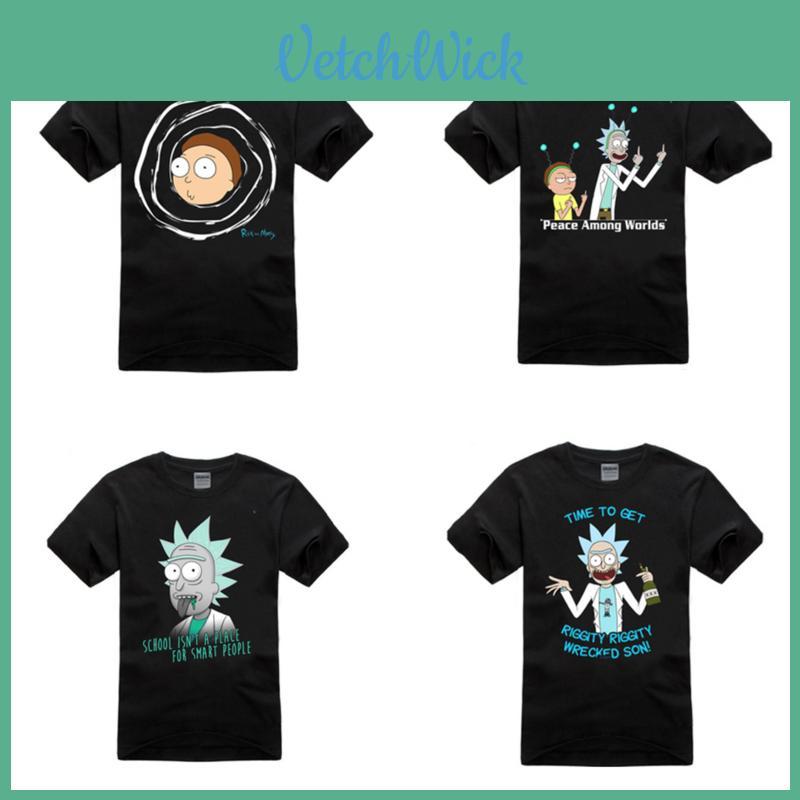 Мужская футболка Rick And Morty с коротким рукавом, полиэстер, дышащая, летний повседневный стиль, для подростков