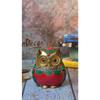 Gemstone Work Vintage Brass Owl Decor Showpiece, Owl Showpieces for Home Decor NEW