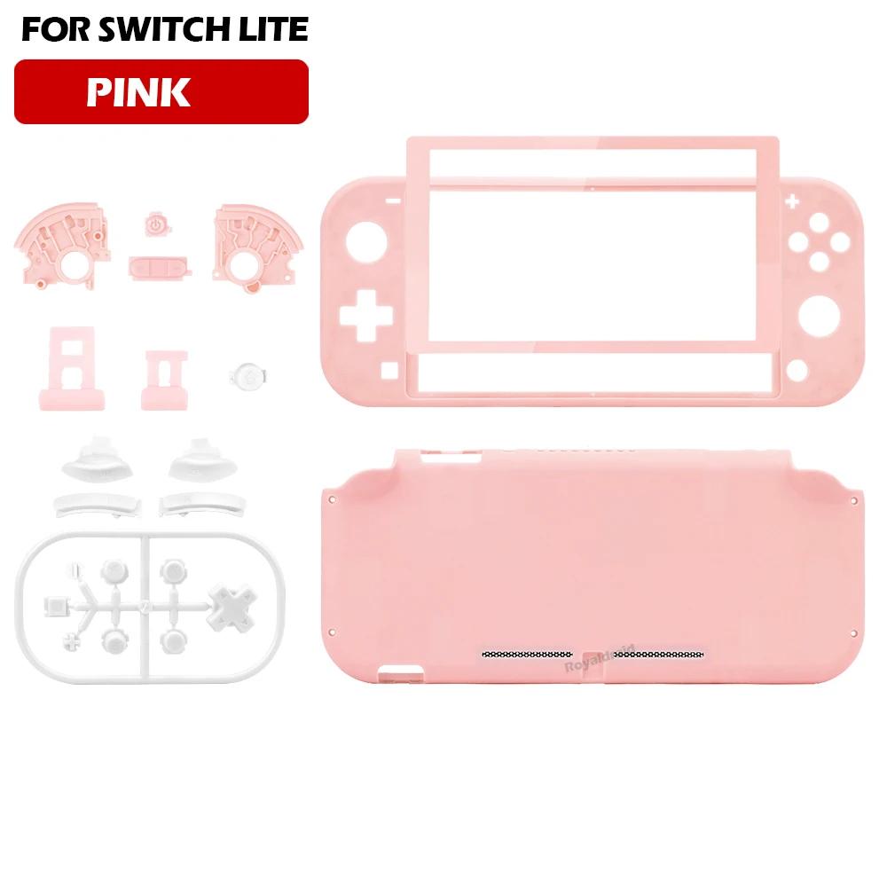 Для NS Switch Lite сменный корпус, набор для самостоятельной настройки с передней и задней крышками, кнопками, закаленным стеклом, инструментами для ремонта