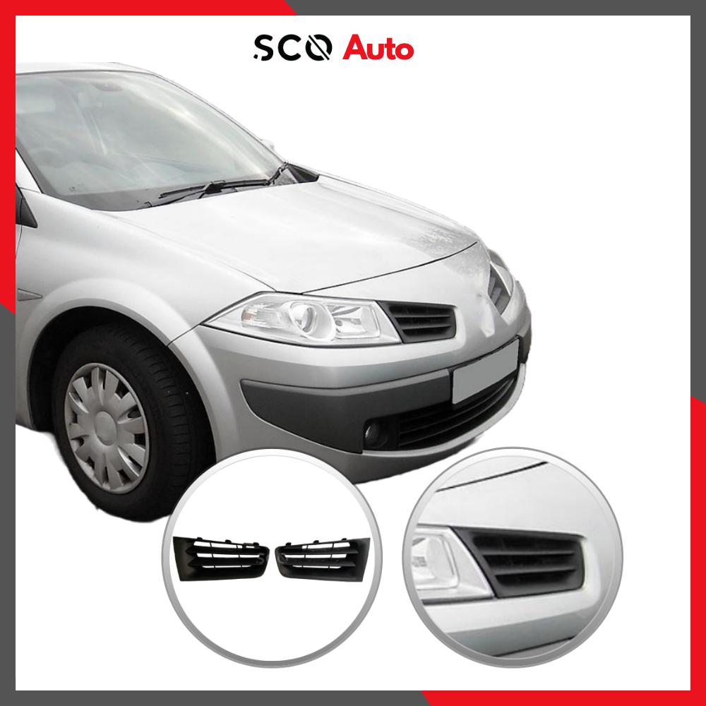 Для Renault Megane 2 передняя решетка черная 2 шт левая правая для Renault Megane MK2 Facelift 7701476893 набор решеток 2006-2007-2008-2009 модель