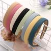 Simple Thickened Hair Band Solid Color Multicolor Girl Headband Korea Fresh Headband Ladies Fashion Hair Accessories