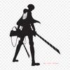 Attack On Titan Silhouette Ackerman Clipart Patches For Clothes Large Anime Patches Heat Transfer Vinyl Sticker Iron On Transfers For Clothes