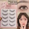 Mengji Shangpin MJ06 Тайские смешанные сладкие и прохладные дьявольские натуральные накладные ресницы с рисунком