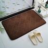 Flannel Floor Mat Quick Absorbent Thick Quick-Drying Anti-Slip Bottom Foot-drying Entry Rug Easy To Clean Multipurpose Bath Shower Sink Kitchen Carpet
