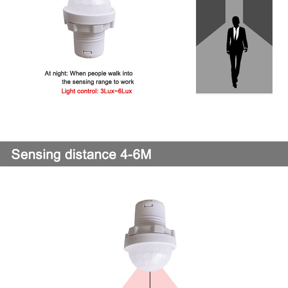 LED Closet PIR Sensor Detector Smart Switch 110V 220V LED PIR Infrared Motion Sensor Detection Automatic Sensor Light Switch