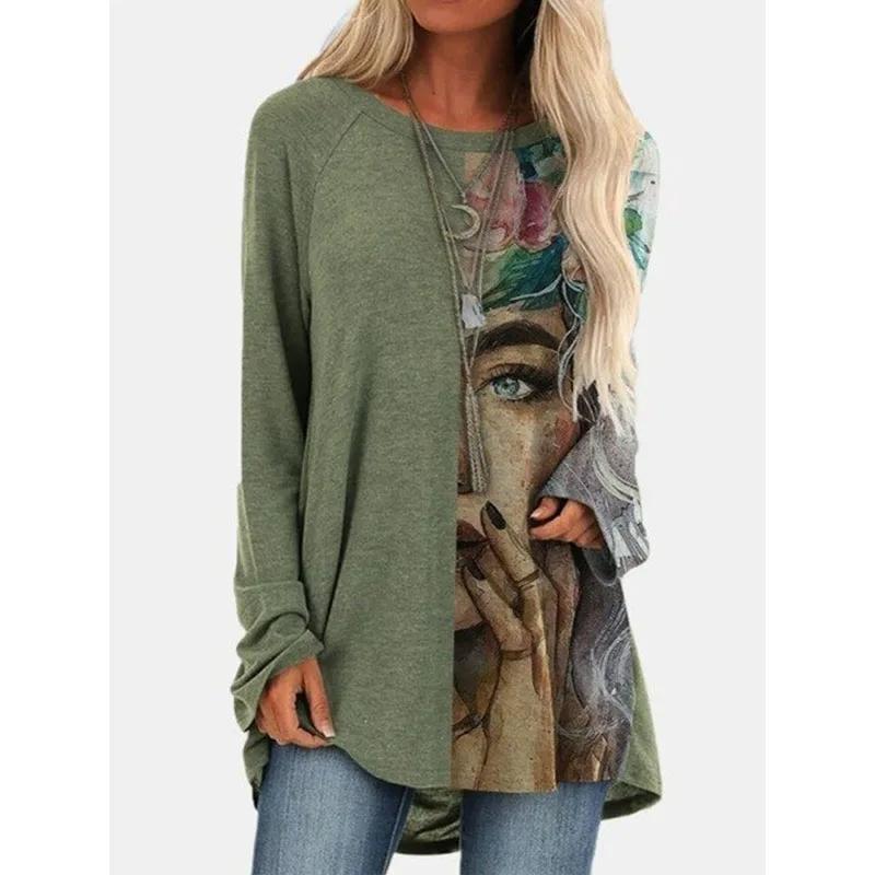 Мягкий и дружелюбный, новинка 2023 года, женский модный и повседневный пуловер с круглым вырезом и длинными рукавами, качественная одежда