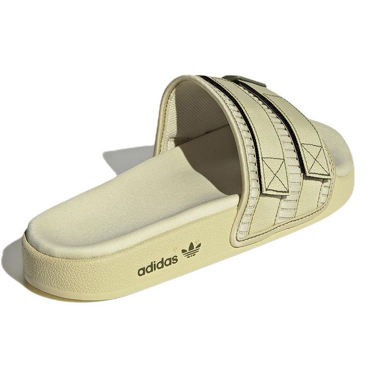Adidas Originals Adilette 2.0 Pride Slip-On Mules Unisex Footwear Beige HQ1195