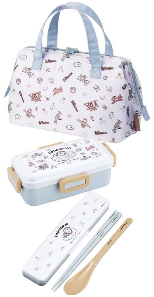 Skater Ланч-бокс Doraemon Sky Bag, Термоизолированный, Застежка, Женский, Sanrio, Я Дораэмон, Прогулка, KGA1-A