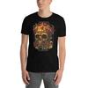 SKULL KING TRIBUTE ROSES ПОТРЯСАЮЩИЙ ГРАФИЧЕСКИЙ УНИСЕКС ФУТБОЛКА С КОРОТКИМ РУКАВОМ