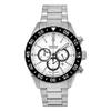 Ceramic Chronograph Stainless Steel White Dial Quartz F20575-1 100M Men's Watch