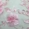 140cm*1 Yard 3D Flower Lace Fabric with Beads High Quality Embroidery Lace Fabric Handmade Clothing Sewing Fabric