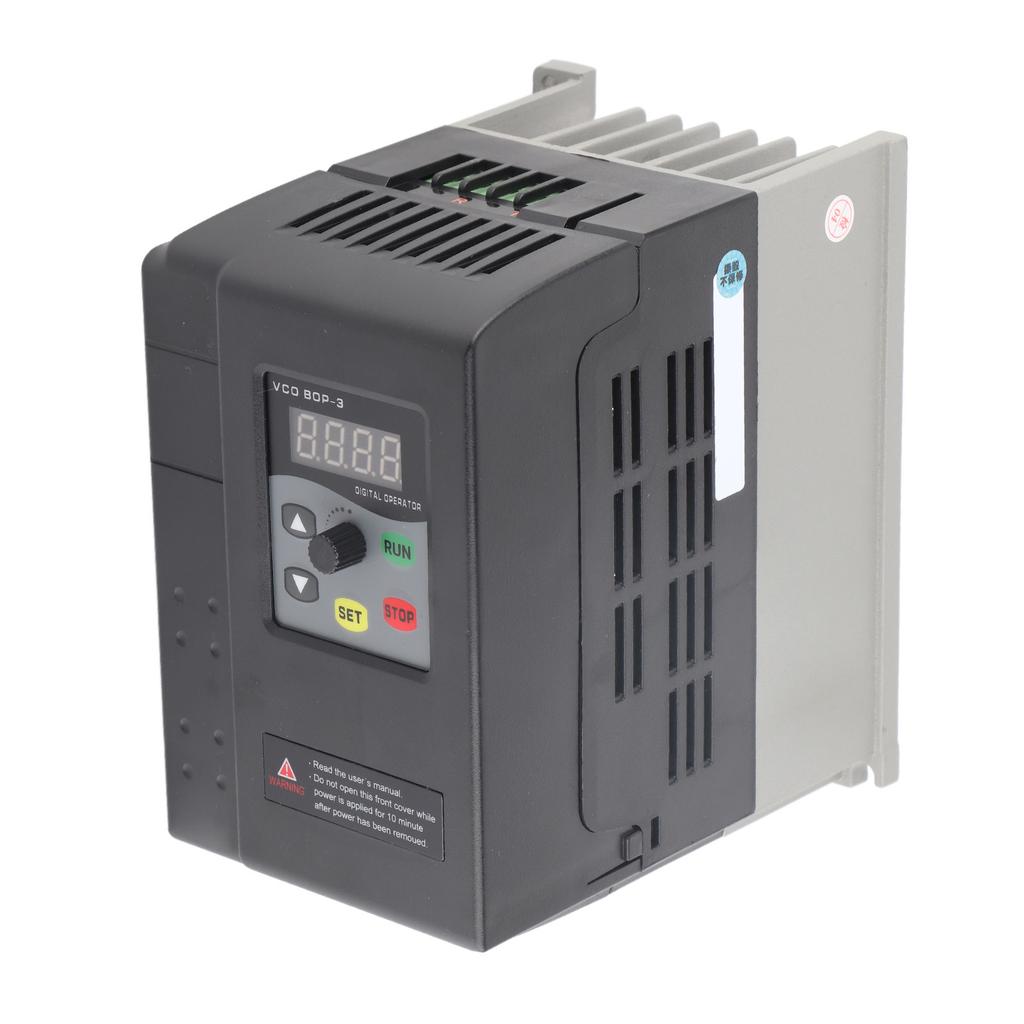 Variable Frequency Drive Single To 3 Phase VFD 220?240V Input 0?240V Output Motor Control 3kw 13A