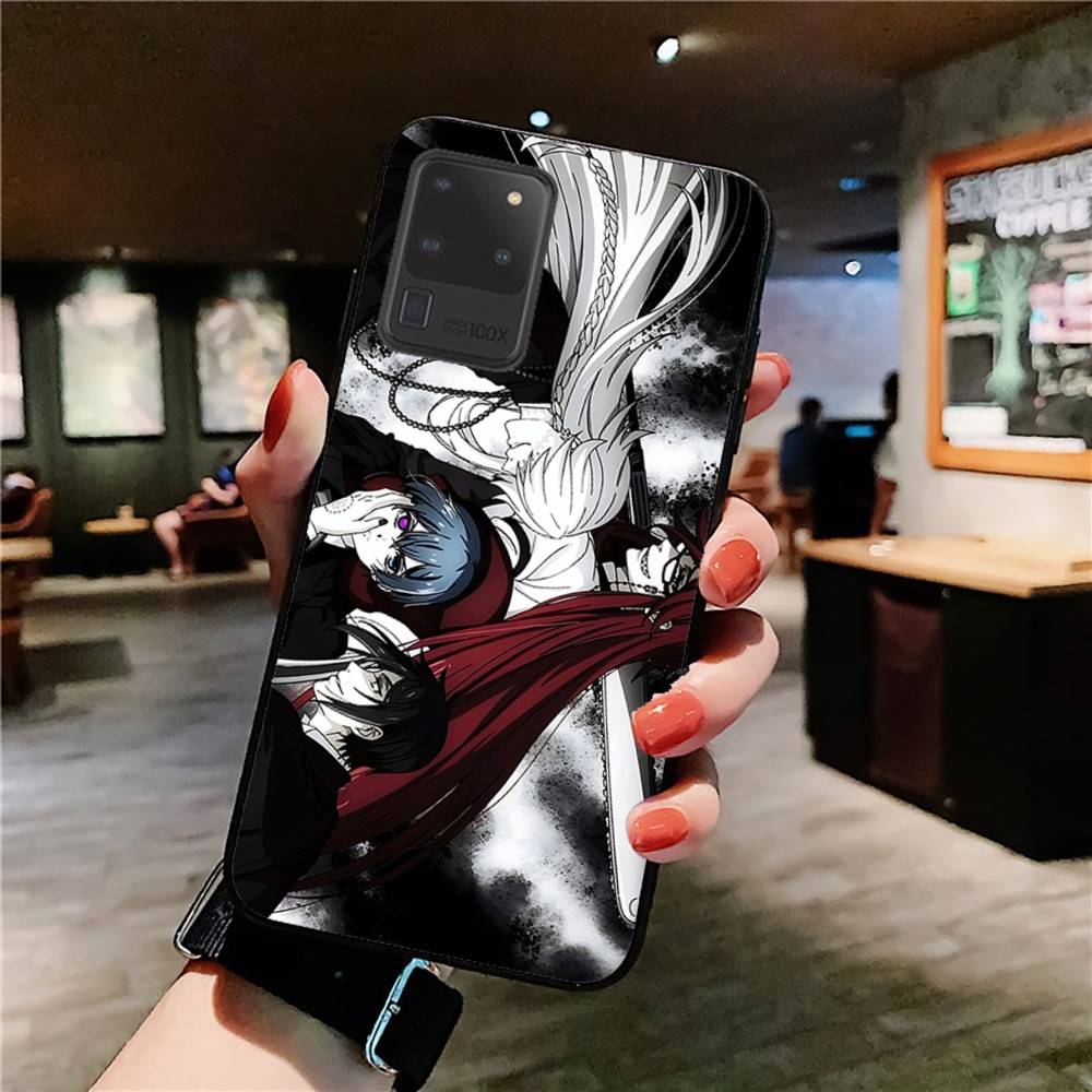 Чехол для телефона Аниме Черный дворецкий Для Samsung S 24 Fe 25 Ultra Plus 20 Lite 21 30 22 23 24 22 Ultra 5G Fundas