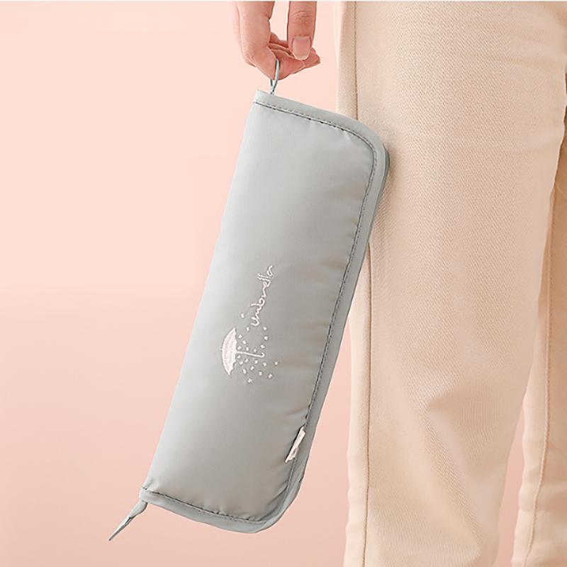 Маленький свежий принтовый зонт сумка для хранения клатч-типа абсорбирующий складной зонт сумка для выхода портативная водонепроницаемая сумка для хранения