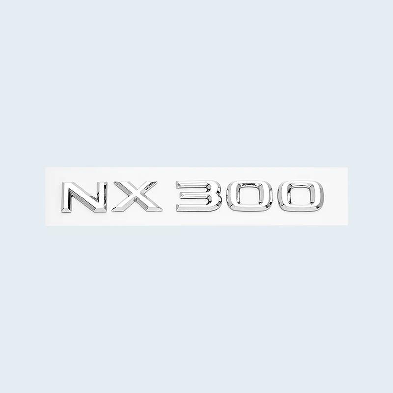 Car Trunk ABS Chrome Gloss Black Letters Logos Badge Emblem Decals Styling Sticker For Lexus NX NX200 NX300 NX200t Accessories