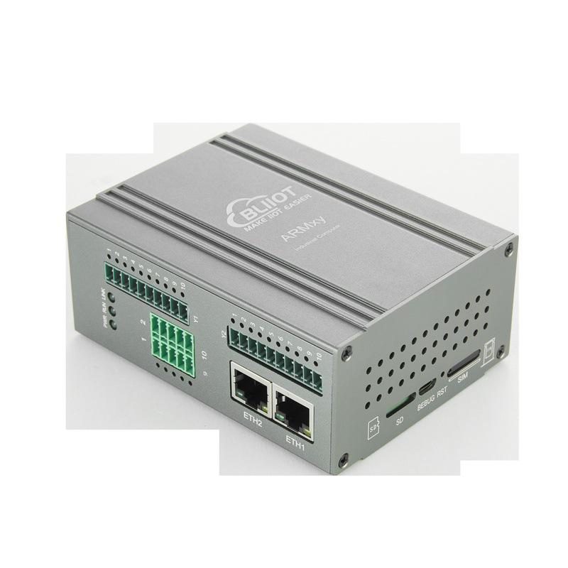 IoT Gateway: Supports 50 Devices, 10,000 Points, 4G Remote Config, 2 Ethernet, 4/8 RS485 Ports