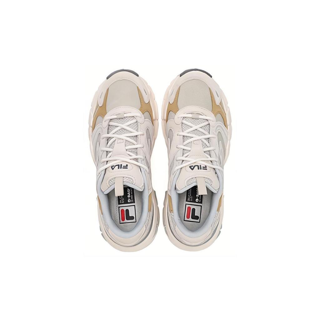 Fila Decoder Comfortable Versatile Fabric Synthetic Leather Low-Top Casual Running Shoes Women Sneaker Gray F12W342121FPR