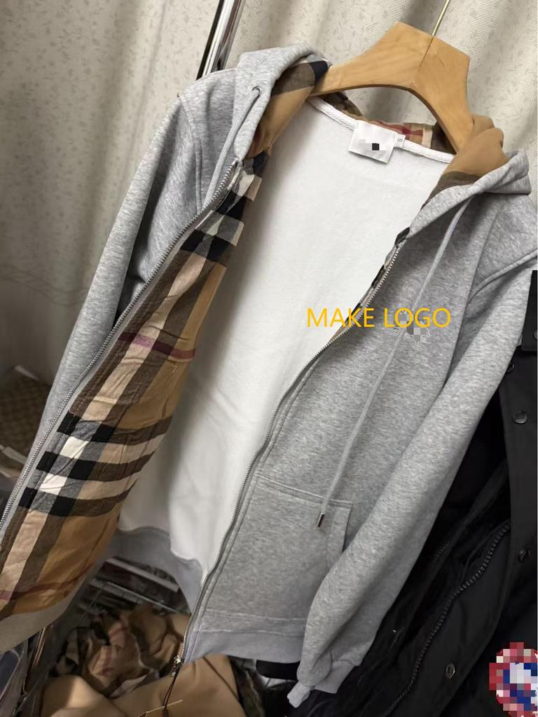 Высококачественная мужская толстовка с капюшоном в британском стиле с вышитым логотипом - Европейские размеры, Осенне-зимняя куртка