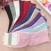 Female Autumn and Winter Cotton Loose Mouth Does Not Pull The Foot High Tube Socks