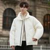 Stand-up Collar Down Jacket Men's Jacket New Autumn and Winter Warm White Duck Down Bread Jacket
