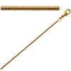 [B9855] - Gold Plated 'Snake' Chain - 45 Cm 1. 2 Mm