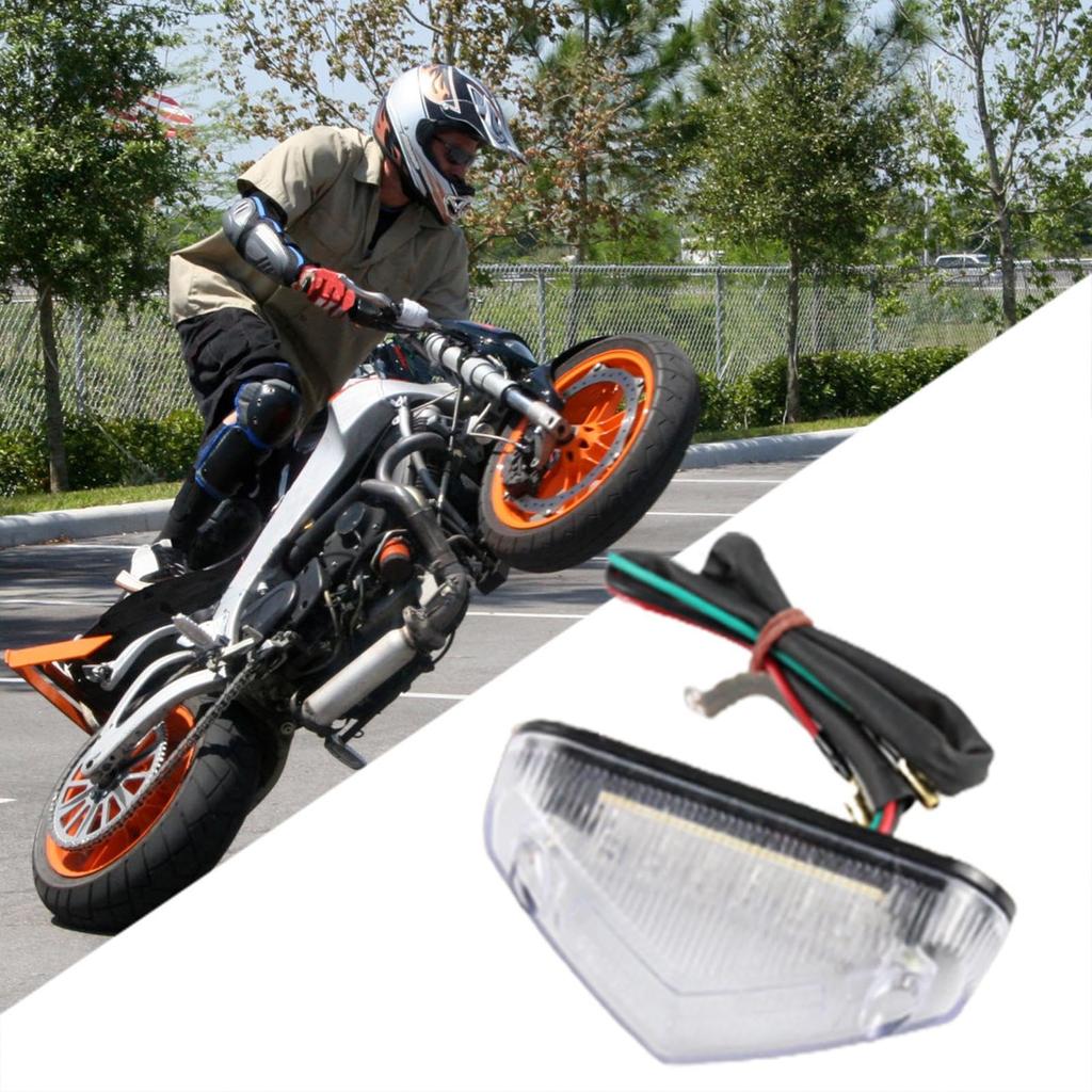 LED Tail Brake Light, LED Motorcycle Rear Tail Light, Stop Running Tail Light, Brake
