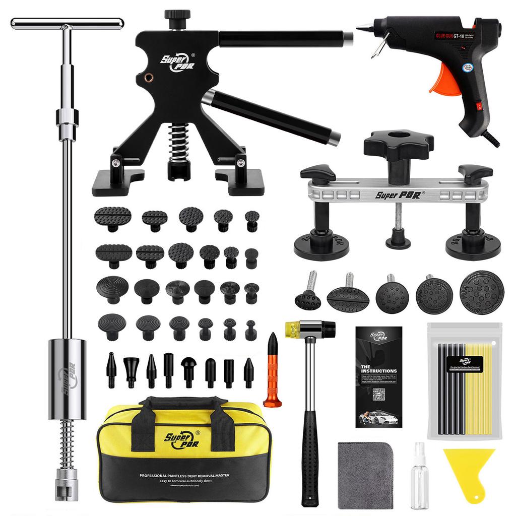 Super PDR Tool Car Dent Removal Kit Paintless Dent Repair Kits Dent Puller Suckers Suction Cup for Cars Body Denting Auto tools