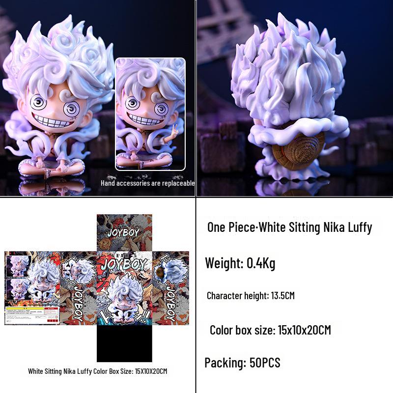 Качественная фигурка Луффи из ПВХ из One Piece со светящейся функцией - издание «Погоня за луной»
