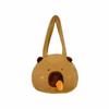With Capybara Carrot Snout Plush Crossbody Shoulder Bag Animal Cartoon Bag
