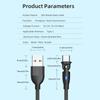 Плетеный нейлоновый USB-кабель на USB-C для надежной работы, 3A Power Cable для быстрой зарядки и синхронизации данных 480 Мбит/с