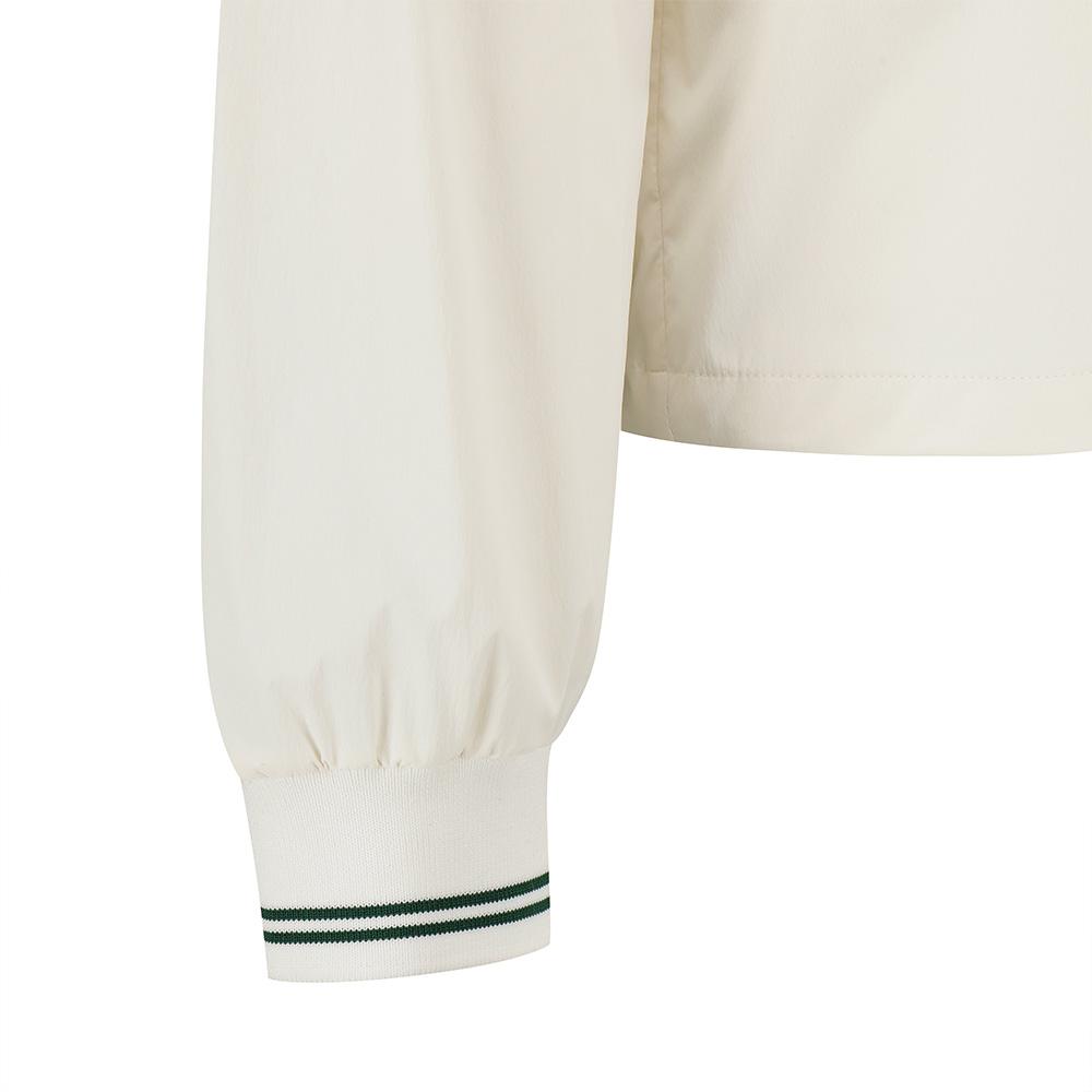 Malbon Golf Women'S Color Point Stadium Jacket Cream (Woman)