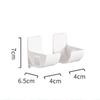 Punch-Free Refrigerator Side Storage Rack - 2/4 Pcs Cling Film & Trash Bag Organizer