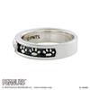 Snoopy PEANUTS Silver Sizes 7 to [White Clover] Ring, 925, Smoked, 21, PNT-R001SV