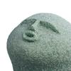 Cute Stone Primitive Man Figurine Funny Stoneman Statue Carving Face Decoration for Garden Home Decor Fish Tank Ornament