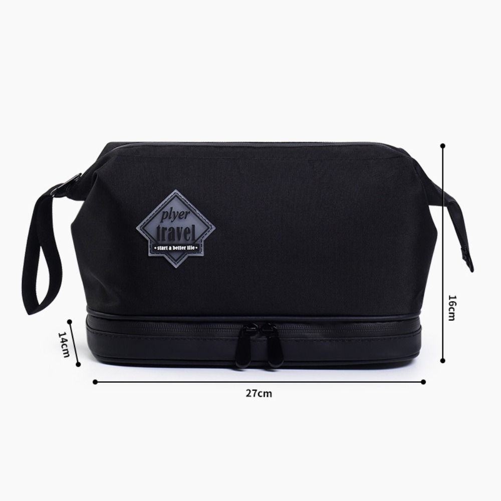 Большой вместительный органайзер для мелочей, водонепроницаемая сумка для туалетных принадлежностей, модная дорожная сумка для стирки, домашняя сумка