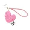 Милый плюшевый брелок-подвеска в виде сердца любви, брелок-браслет, шарм для сумки, брелок-подвеска, шнурок для рюкзака, кошелька для монет, украшения