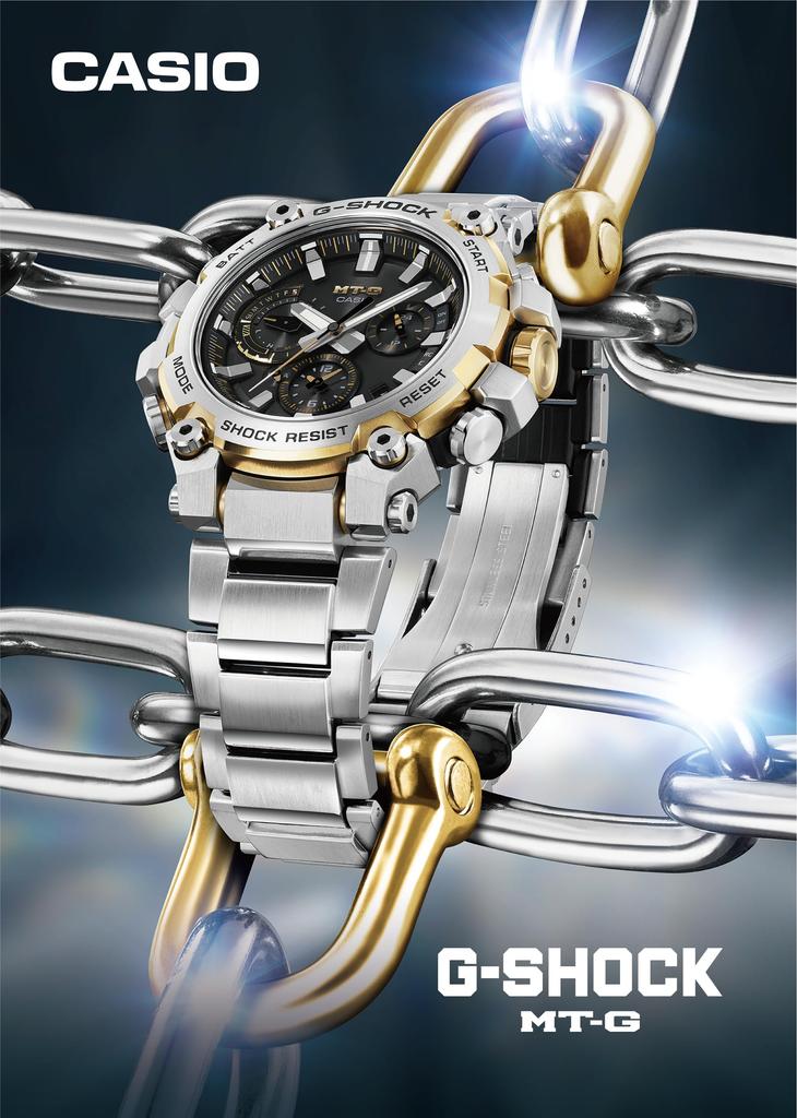 Часы Bluetooth с радио Solar Silver [Casio] G-Shock [MT-G MTG-B3000D-1A9JF Мужские