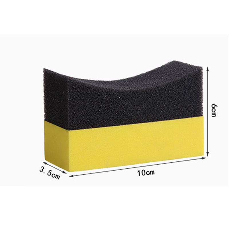 Хорошая губка для мытья автомобиля Полировка Моющая чистящая губка для шин Колесо Автомобильная губка Губка против мертвых углов Составная чистящая губка Бытовая щетка Нанесение воска