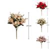Fabric Rose Flower For Living Room Outdoor Wedding Event Decoration Fashion