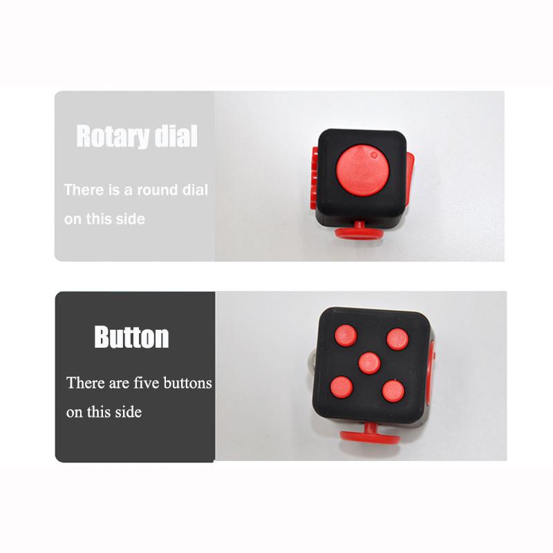Игрушка Fidget Cube, снимающая стресс, тревогу и давление, отлично подходит для взрослых и детей [идея подарка] [расслабляющая игрушка] [средство для снятия стресса] [мягкий материал]