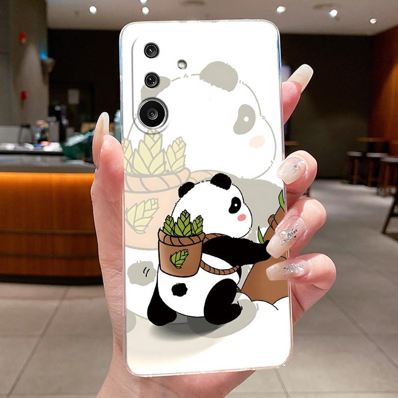 Phone Case For Samsung Galaxy M36 F36 5G Soft Transparent Silicone Flexible TPU Clear Cover Luxury Fashion Butterfly Flower Case