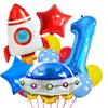 Astronaut Astronaut Themed Birthday Party Decoration Rocket Balloon Aluminum Membrane Balloon Yearly Arrangement