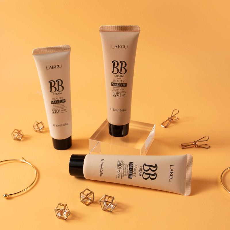 LAIKOU Водостойкий BB-крем, консилер с полным покрытием, стойкий макияж, 30 мл [без жестокости]